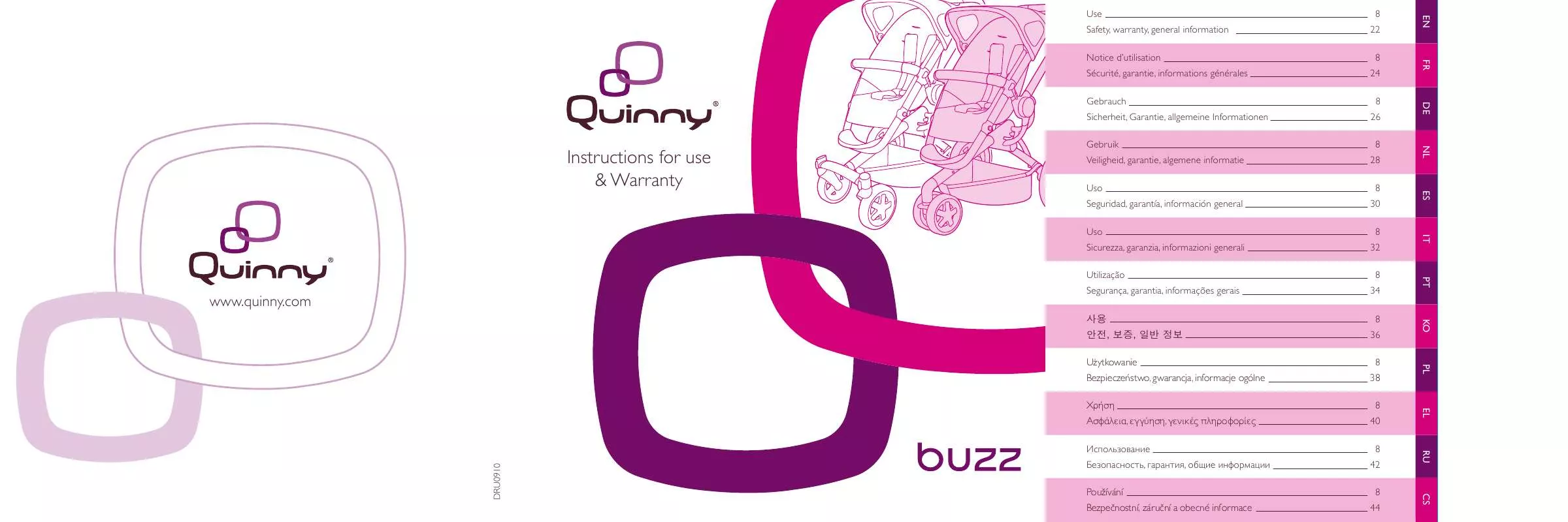 Mode d'emploi QUINNY BUZZ 3