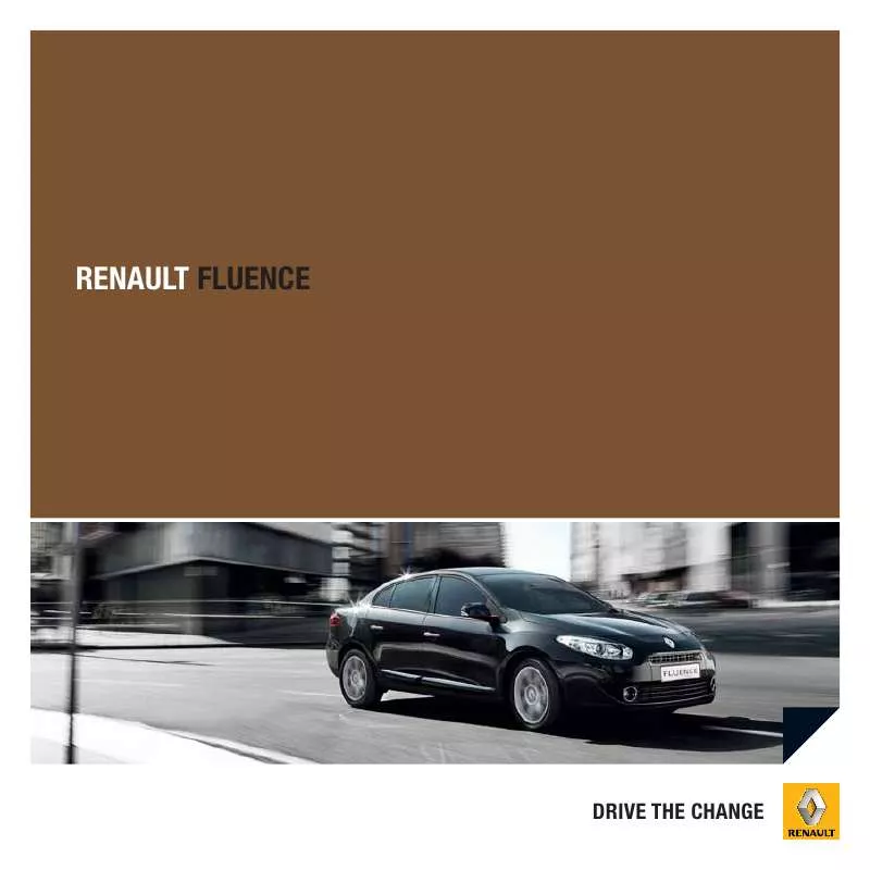 Mode d'emploi RENAULT FLUENCE