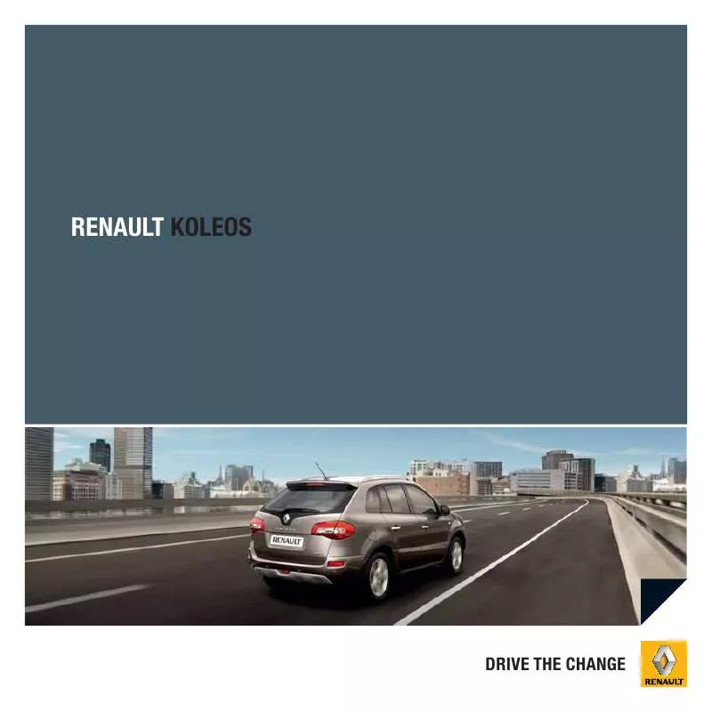 Mode d'emploi RENAULT KOLEOS