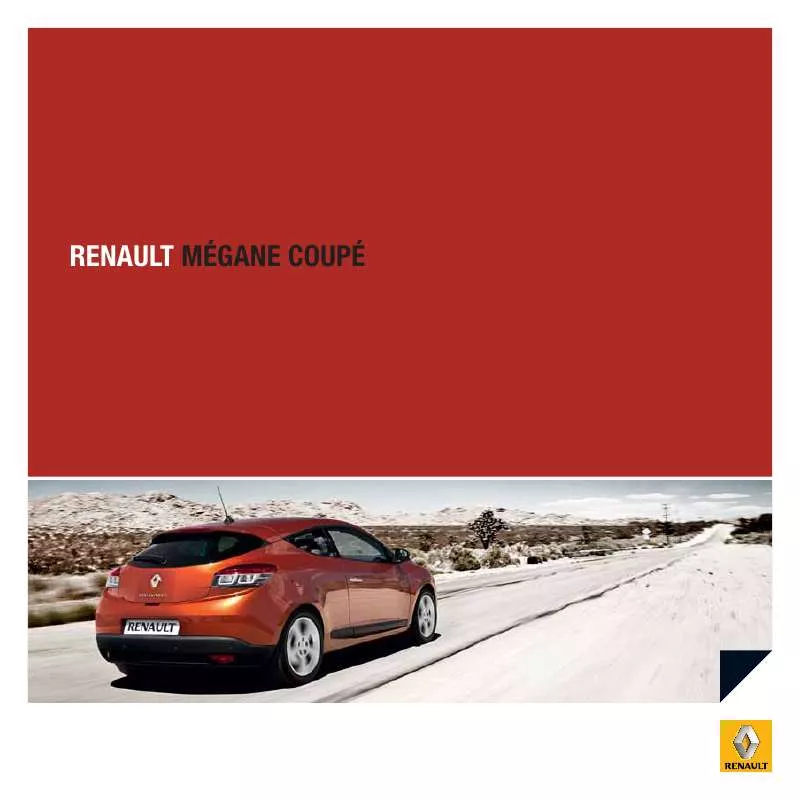 Mode d'emploi RENAULT MEGANE COUPE