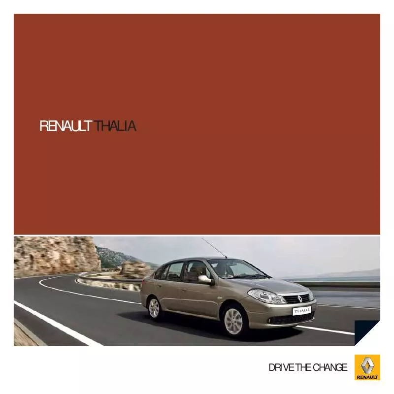 Mode d'emploi RENAULT THALIA