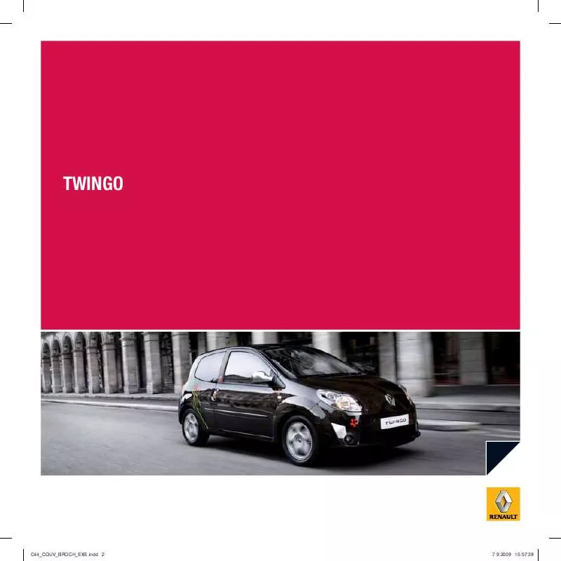 Mode d'emploi RENAULT TWINGO