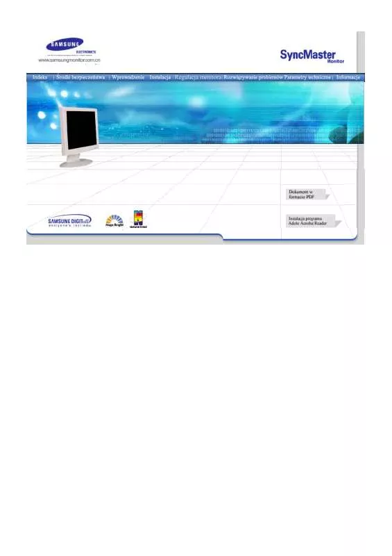 Mode d'emploi SAMSUNG SYNCMASTER 173VT