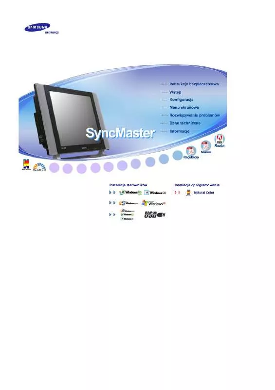 Mode d'emploi SAMSUNG SYNCMASTER 730MP