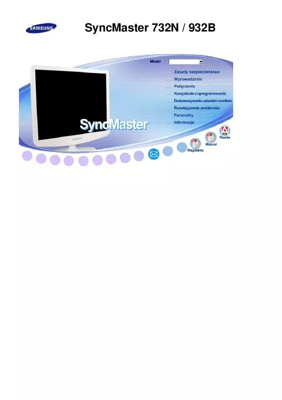 Mode d'emploi SAMSUNG SYNCMASTER 732N