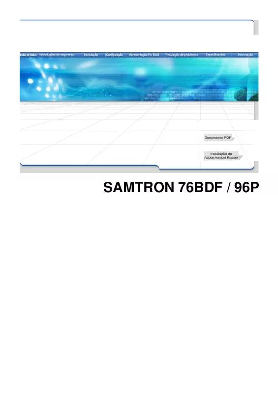 Mode d'emploi SAMSUNG SYNCMASTER 76BDF