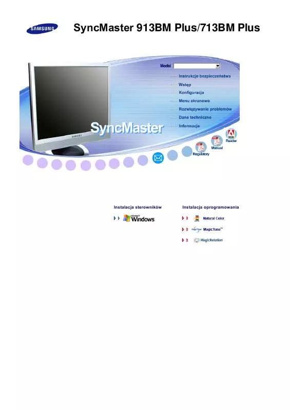 Mode d'emploi SAMSUNG SYNCMASTER 913BM PLUS