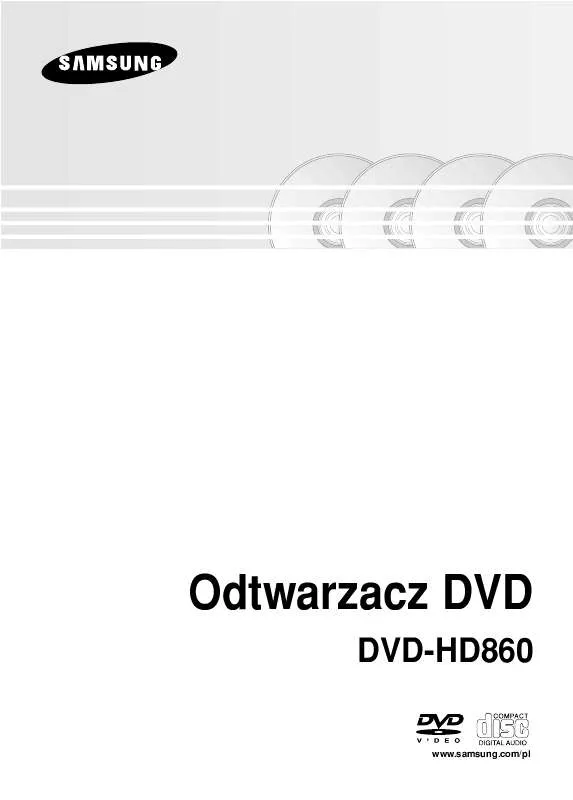 Mode d'emploi SAMSUNG DVD-HD860