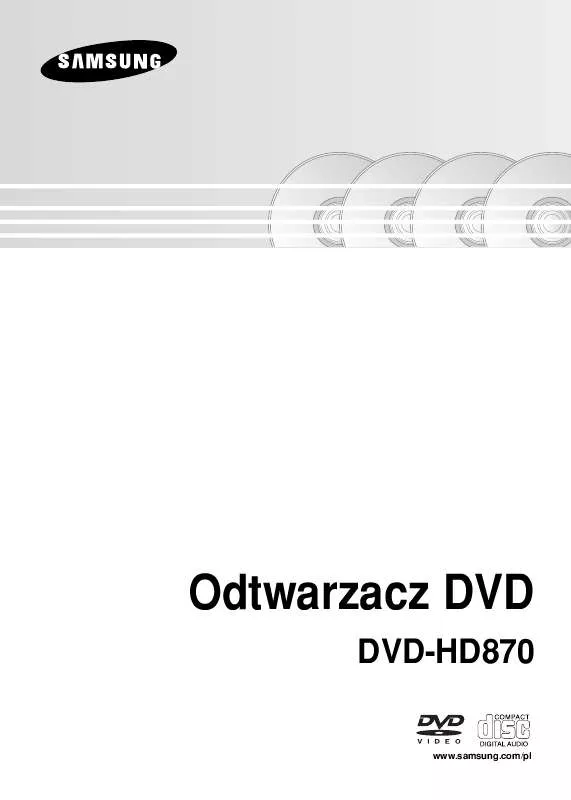 Mode d'emploi SAMSUNG DVD-HD870