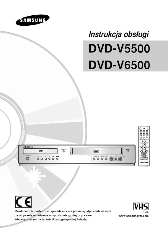 Mode d'emploi SAMSUNG DVD-V6500