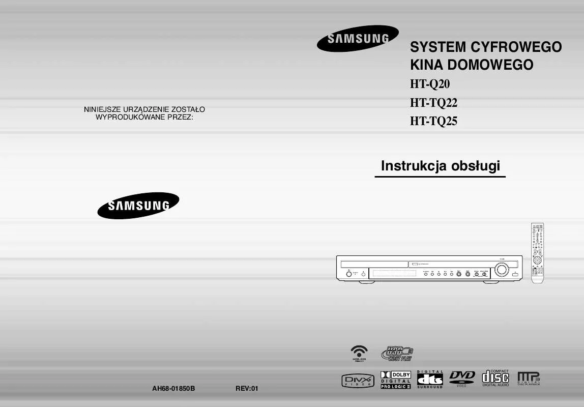 Mode d'emploi SAMSUNG HT-TQ22