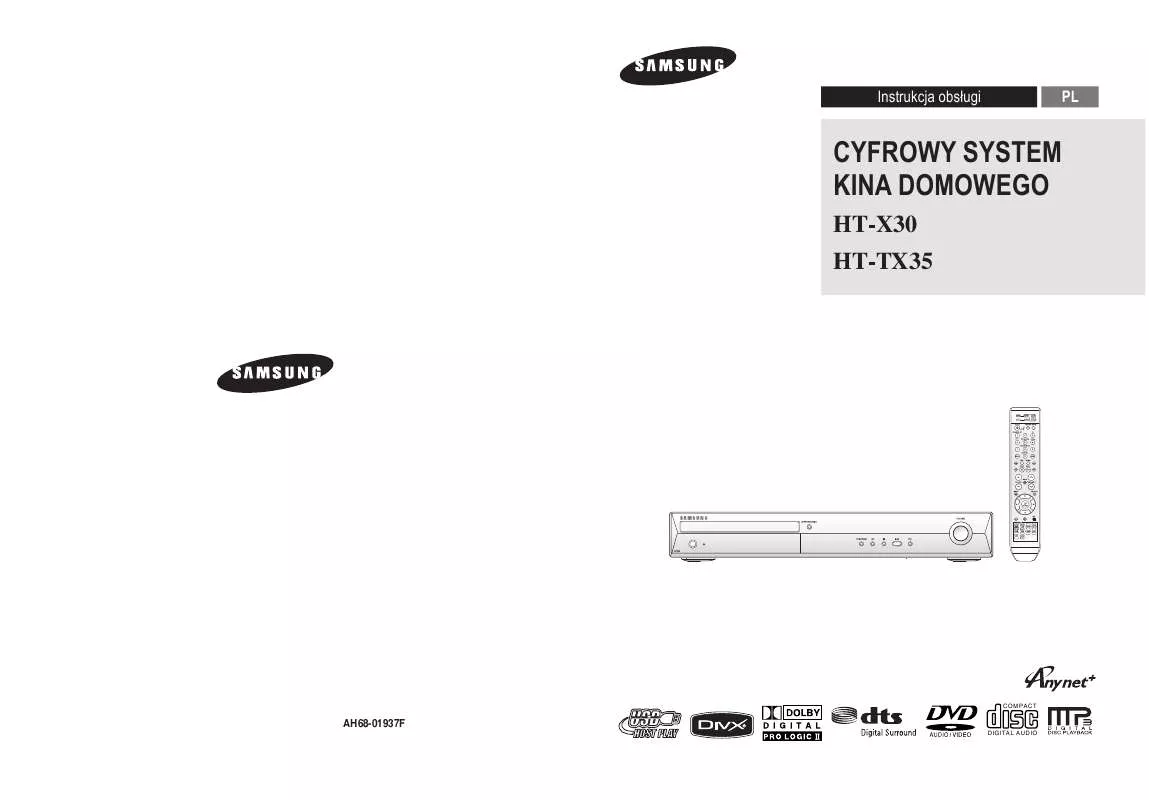 Mode d'emploi SAMSUNG HT-TX35R