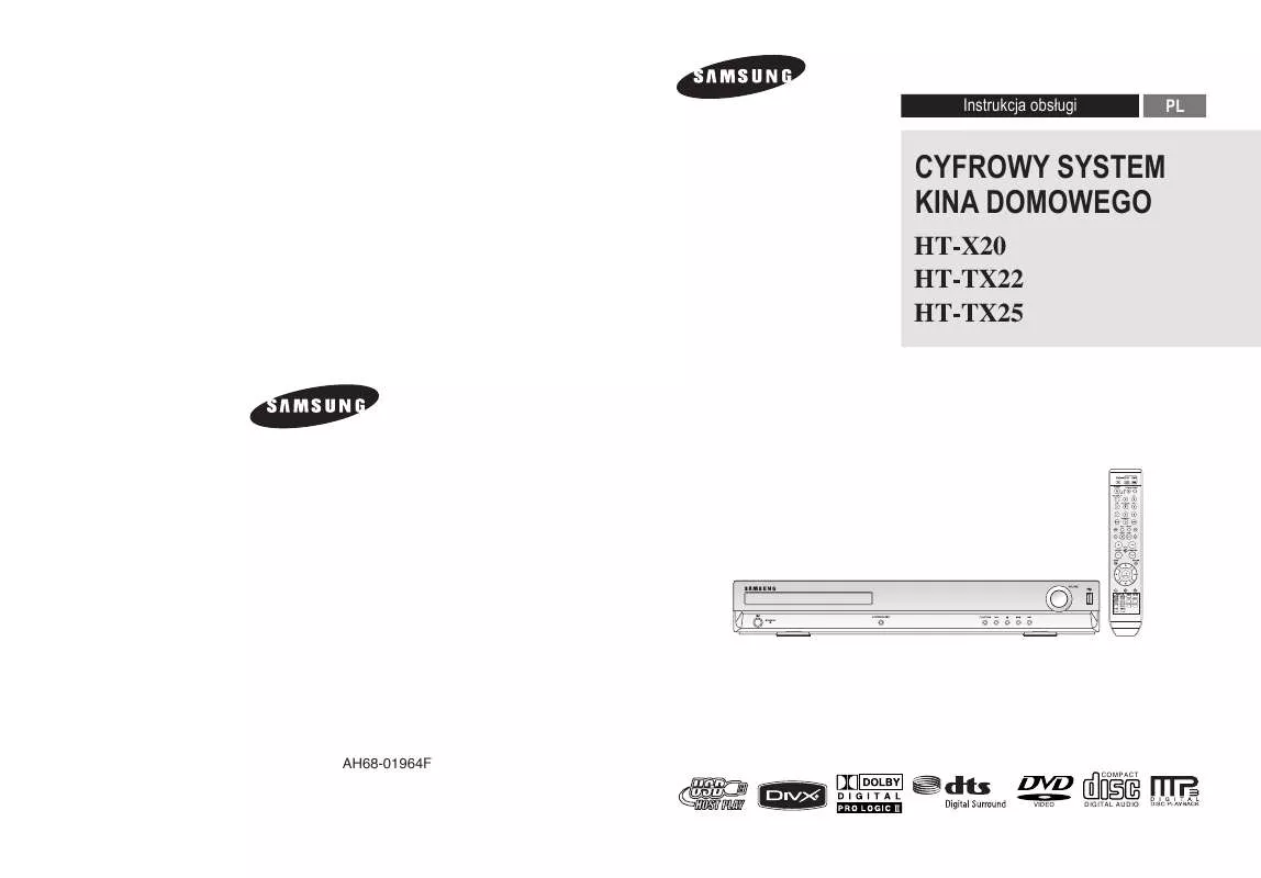 Mode d'emploi SAMSUNG HT-X20R