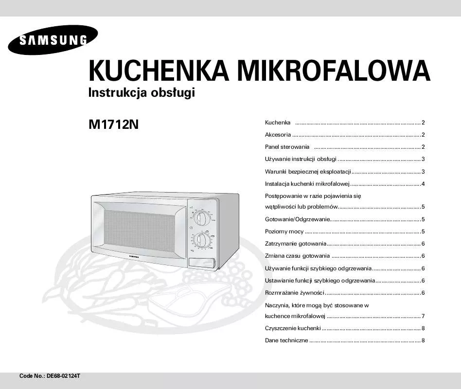 Mode d'emploi SAMSUNG M1712