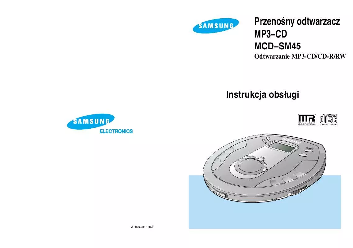 Mode d'emploi SAMSUNG MCD-SM45