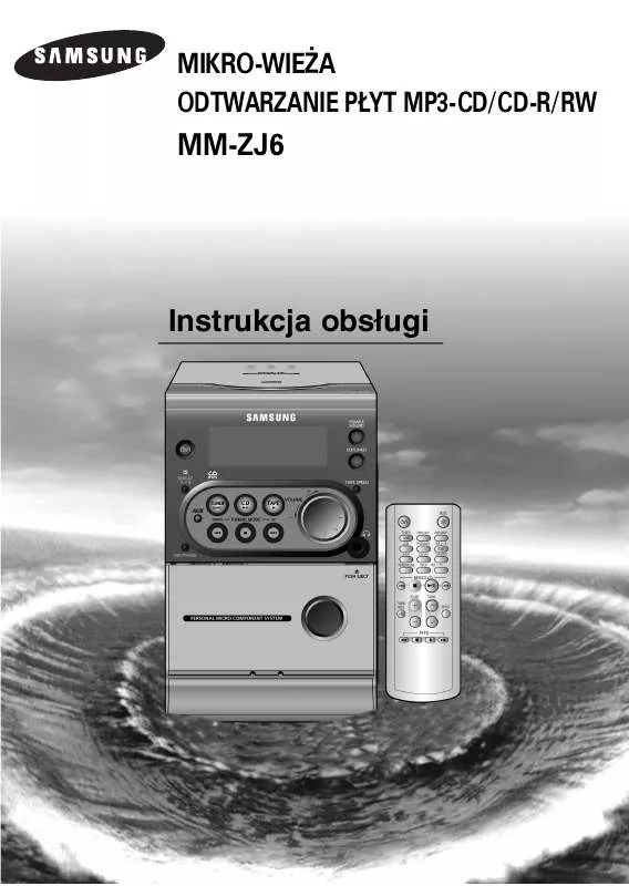 Mode d'emploi SAMSUNG MM-ZJ6