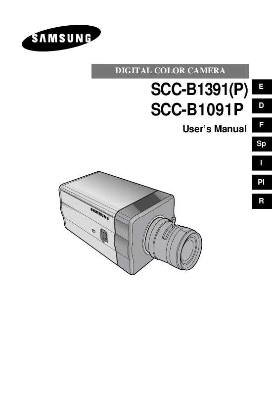 Mode d'emploi SAMSUNG SCC-B1091P