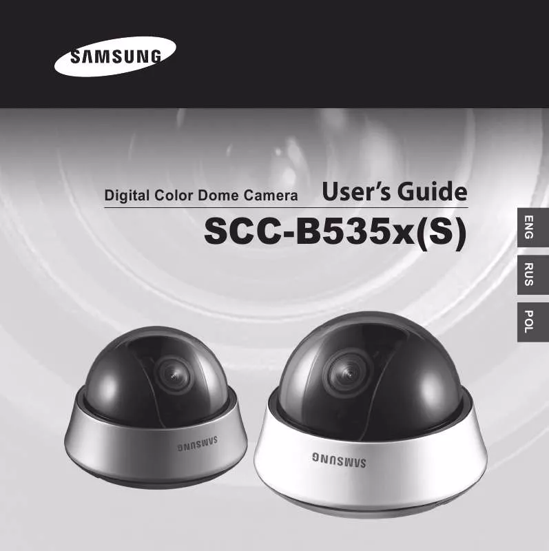 Mode d'emploi SAMSUNG SCC-B5352P