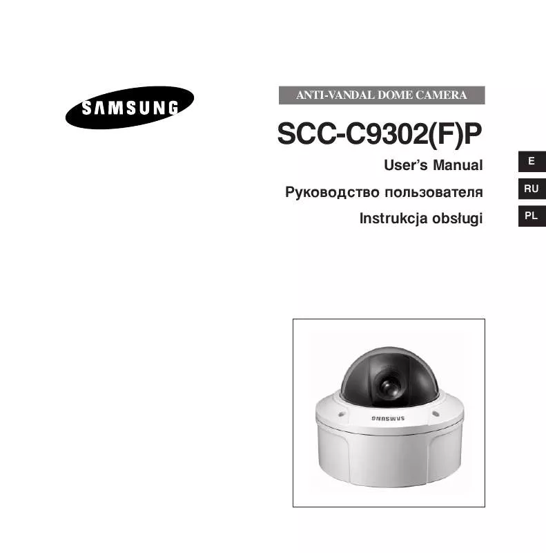 Mode d'emploi SAMSUNG SCC-C9302FP