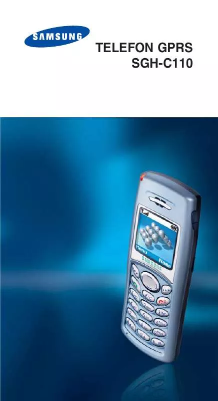 Mode d'emploi SAMSUNG SGH-C110