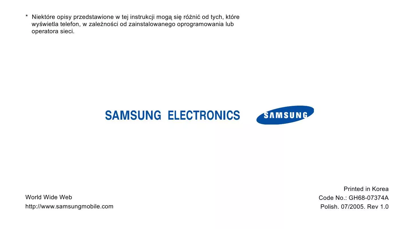 Mode d'emploi SAMSUNG SGH-C210