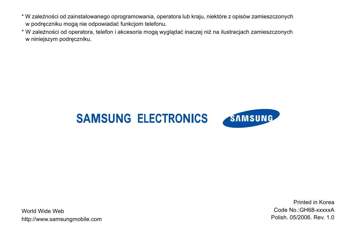 Mode d'emploi SAMSUNG SGH-I750