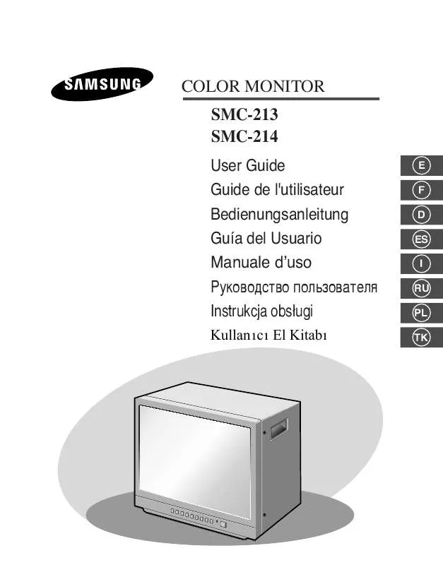 Mode d'emploi SAMSUNG SMC-213P