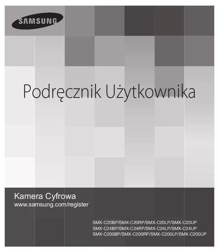 Mode d'emploi SAMSUNG SMX-C20