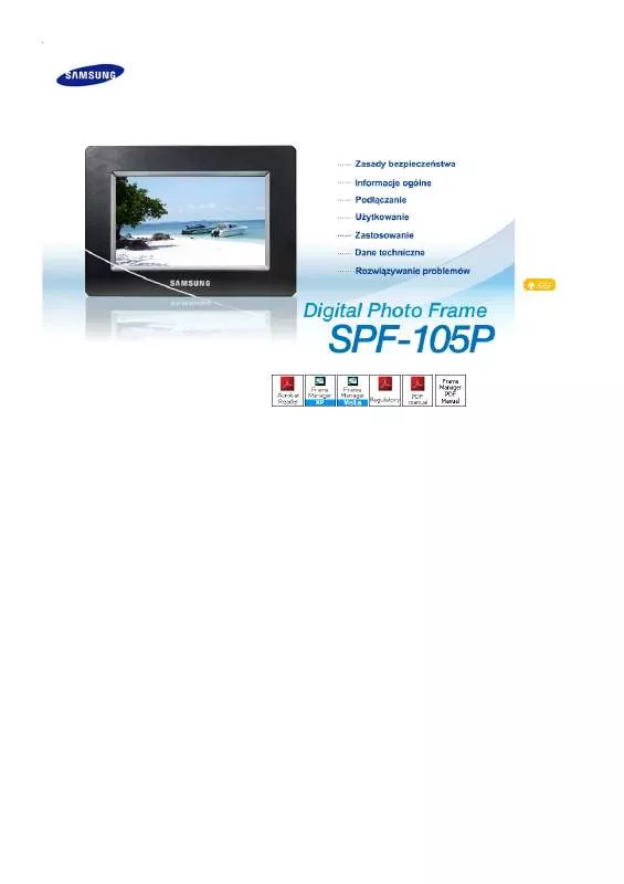 Mode d'emploi SAMSUNG SPF-105P