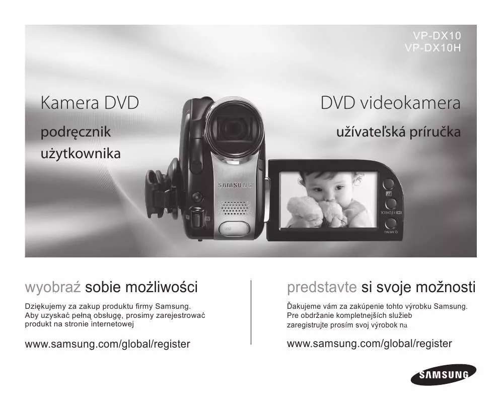 Mode d'emploi SAMSUNG VP-D10