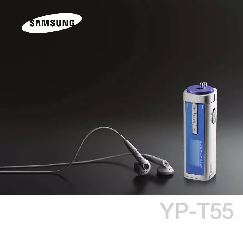 Mode d'emploi SAMSUNG YP-T55XL