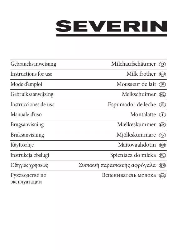 Mode d'emploi SEVERIN SM 9683