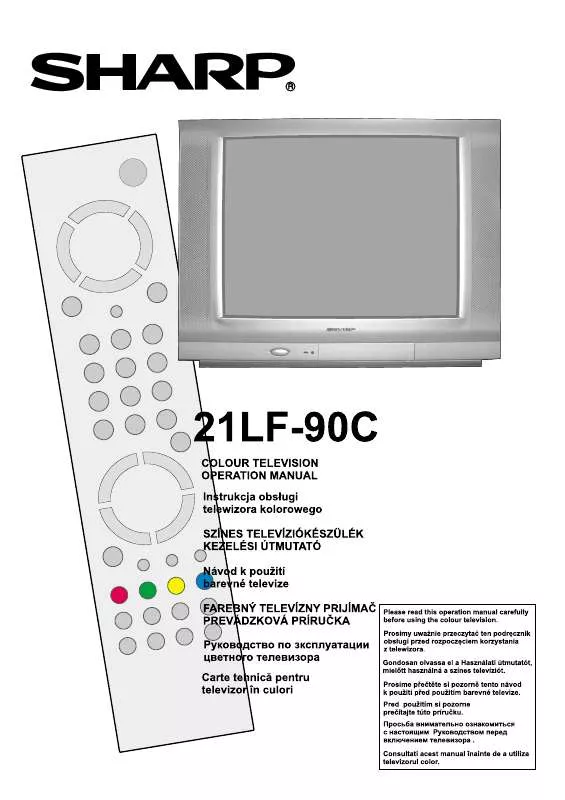 Mode d'emploi SHARP 21LF-90C