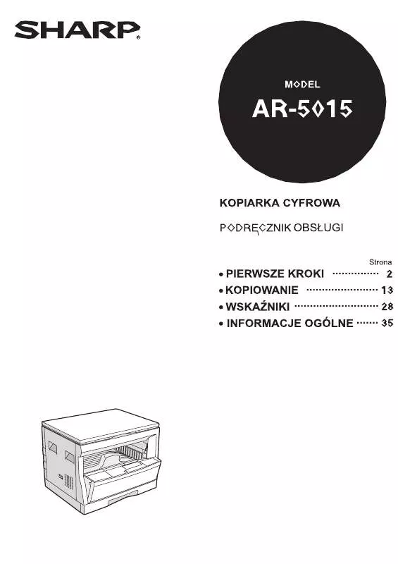 Mode d'emploi SHARP AR-5015