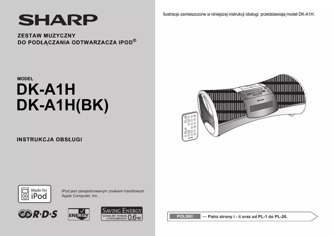 Mode d'emploi SHARP DK-A1H