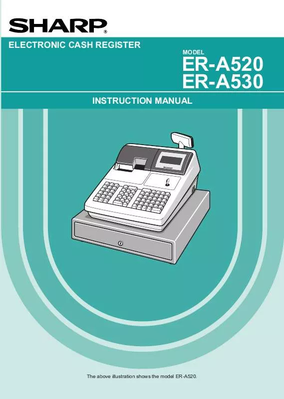 Mode d'emploi SHARP ER-A520