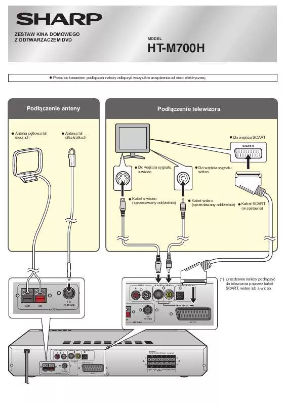 Mode d'emploi SHARP HT-M700H