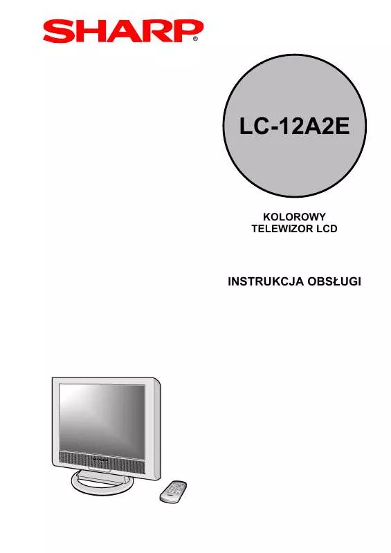 Mode d'emploi SHARP LC-12A2E