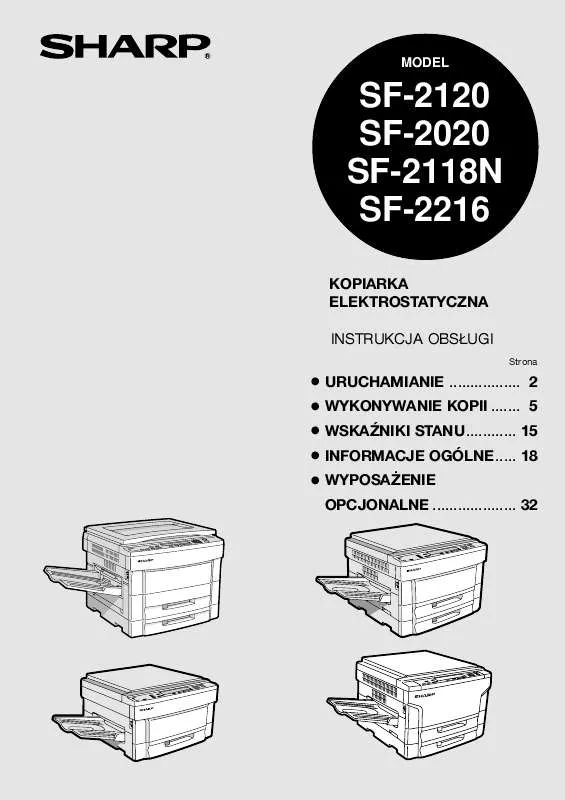 Mode d'emploi SHARP LC-2216