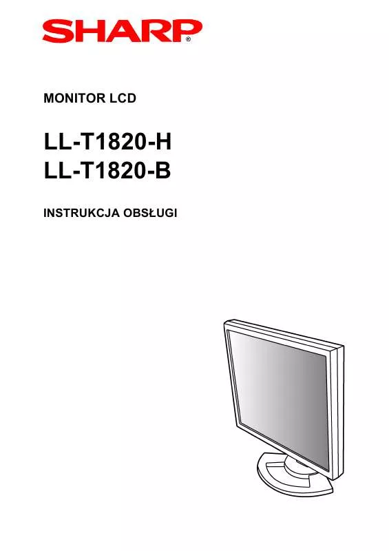 Mode d'emploi SHARP LL-T1820B