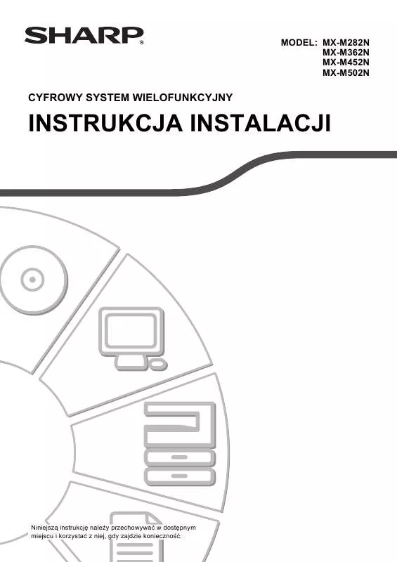 Mode d'emploi SHARP MX-M282N