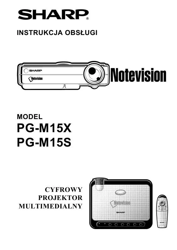 Mode d'emploi SHARP PG-M15S