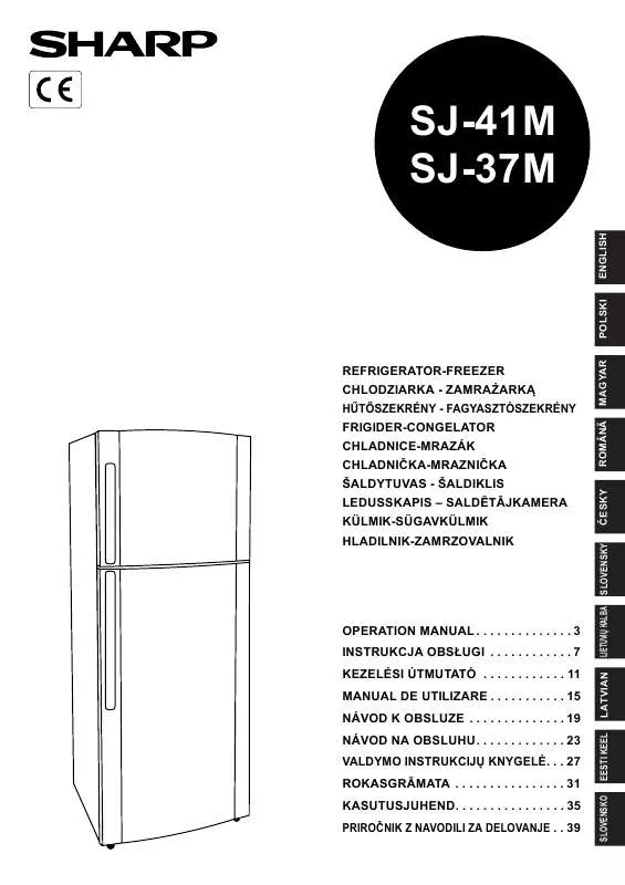 Mode d'emploi SHARP SJ-41M