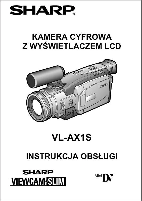 Mode d'emploi SHARP VL-AX1S