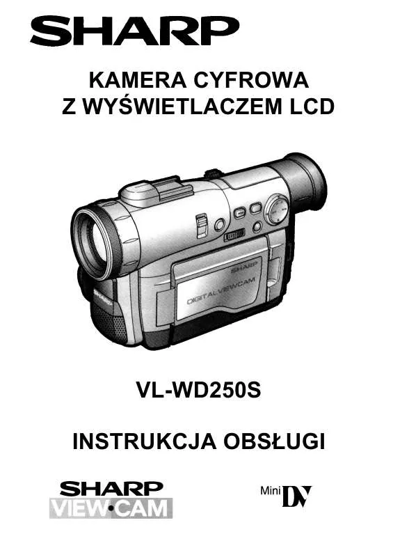 Mode d'emploi SHARP VL-WD250S