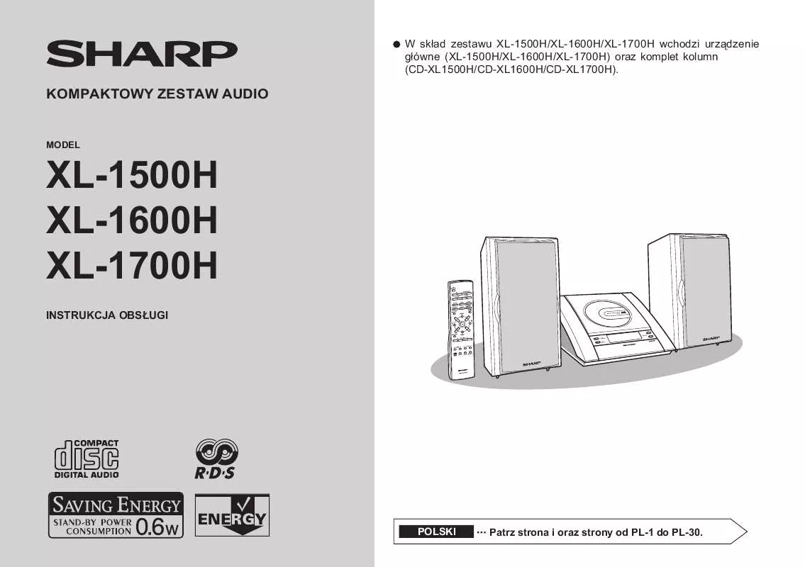 Mode d'emploi SHARP XL-1600