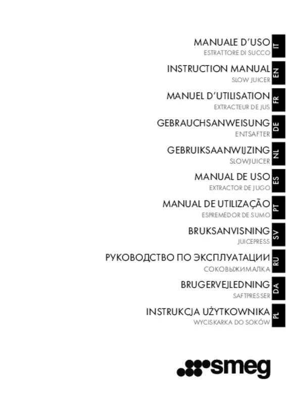 Mode d'emploi SMEG SJF01RDAU