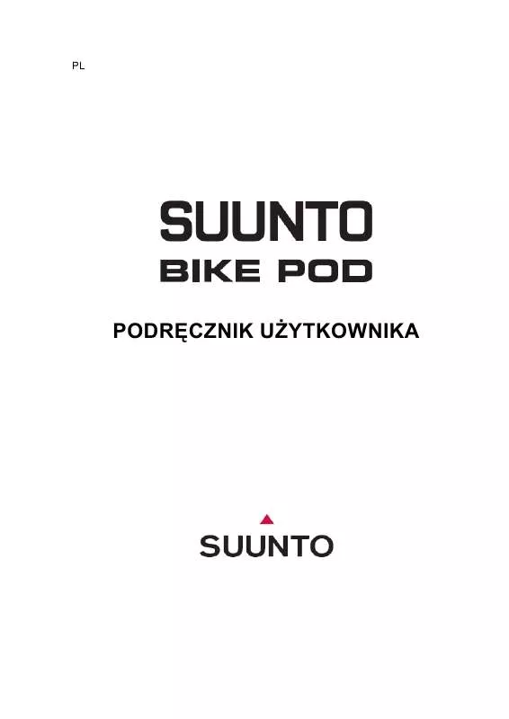 Mode d'emploi SUUNTO BIKE POD