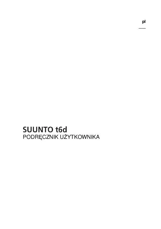 Mode d'emploi SUUNTO T6D