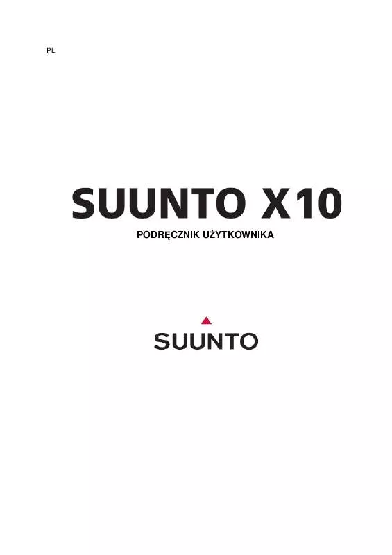 Mode d'emploi SUUNTO X10